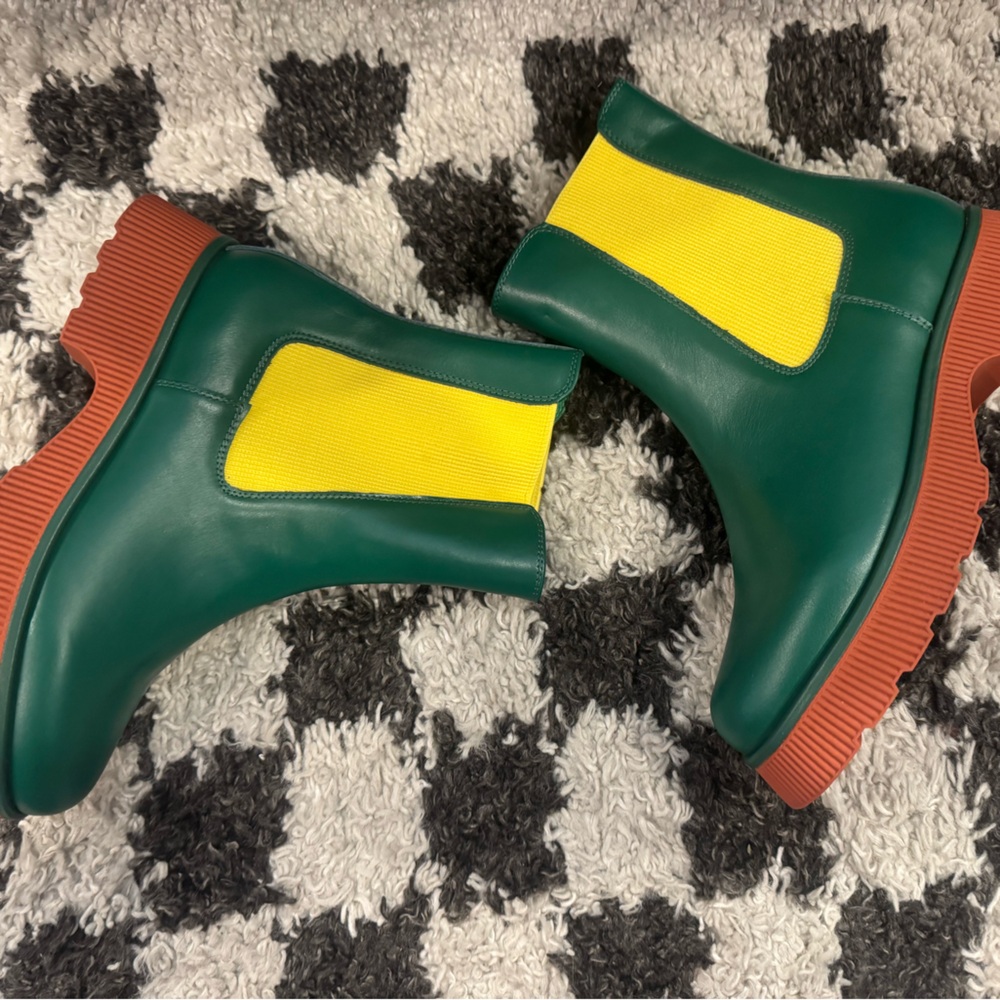 Charlotte Stone”Esmee in Jupiter”Ankle Boots w/ rubber soles- fun in all weather